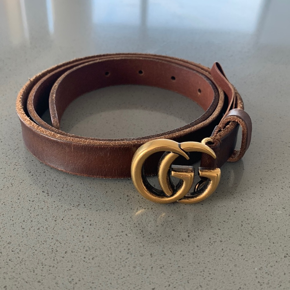 Tan Gucci belt (authentic)